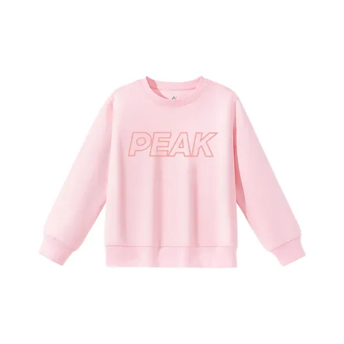 PEAK Розовый PK Ажурный Розовый Большой Kids Свитшоты