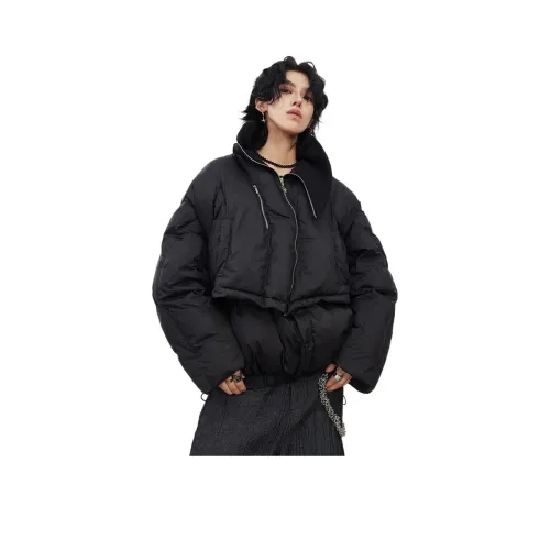 0 CROWORLD Пуховая куртка Мужская Черная
