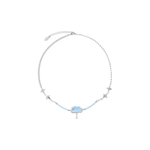 TUTAE Сплав Ожерелья Женские Синие