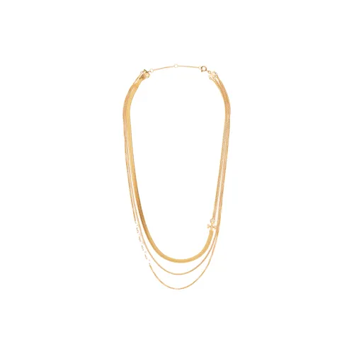 TORY BURCH Латунь Стекло Ожерелья Женские Золото