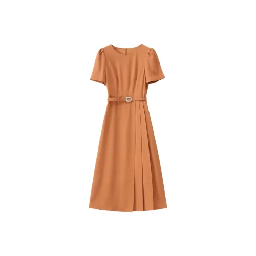 Devanro Короткий рукав Платье Женское