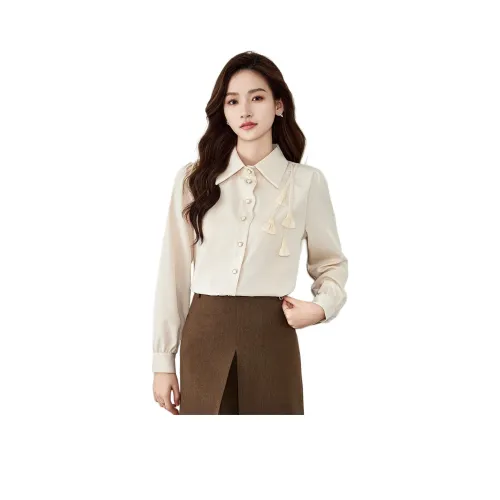 Love Elaine Рубашка Женская Абрикос