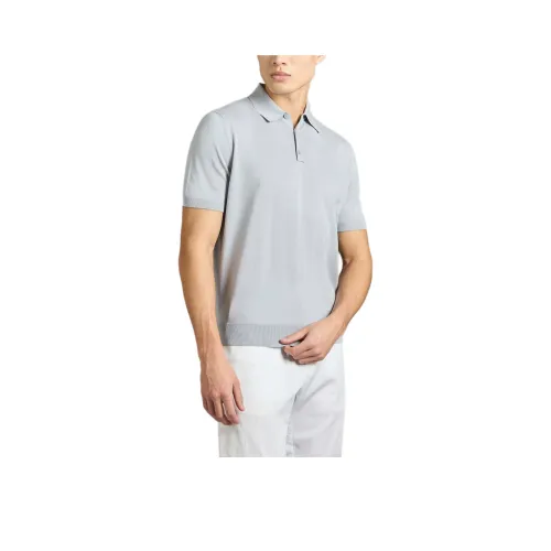 Colombo Polo Мужской Светло-Синий