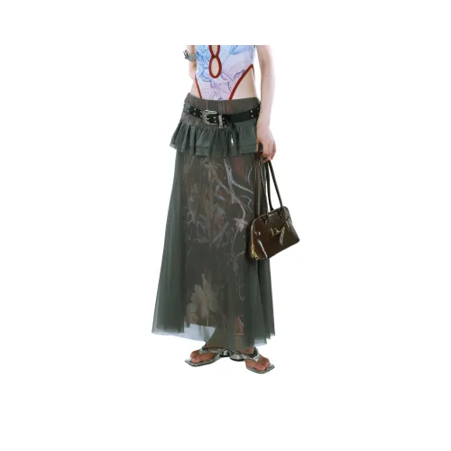 EIDOLON GRAIN Повседневный Длинный Юбка Женские