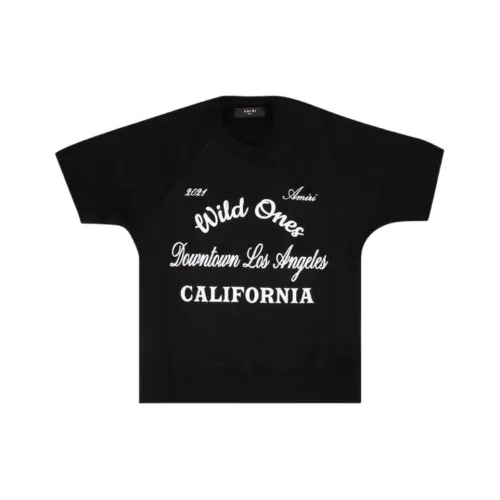 AMIRI Мужские черные футболки