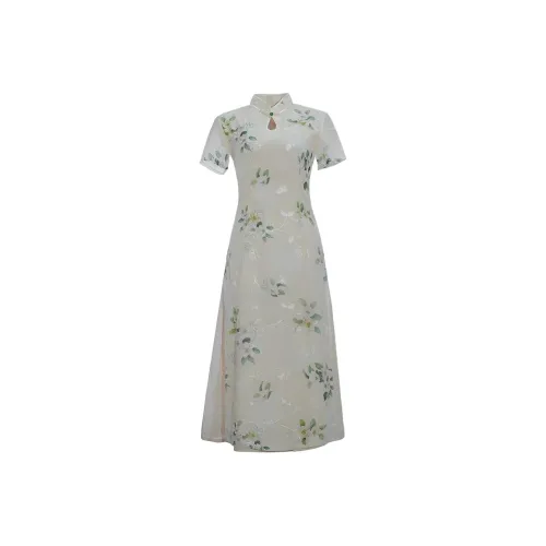 Garbege Зеленый Чхосам Женские Ципао