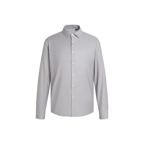 DANIEL HECHTER Рубашка Мужская Серебристо-Серый