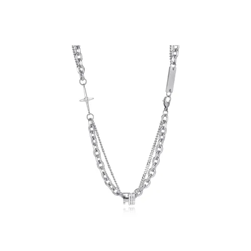 Zeroline Титановые стальные ожерелья унисекс