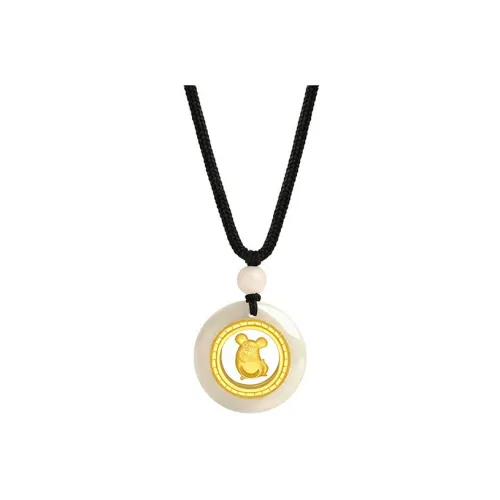 AWD Белый нефрит Бодхи Ожерелья Унисекс