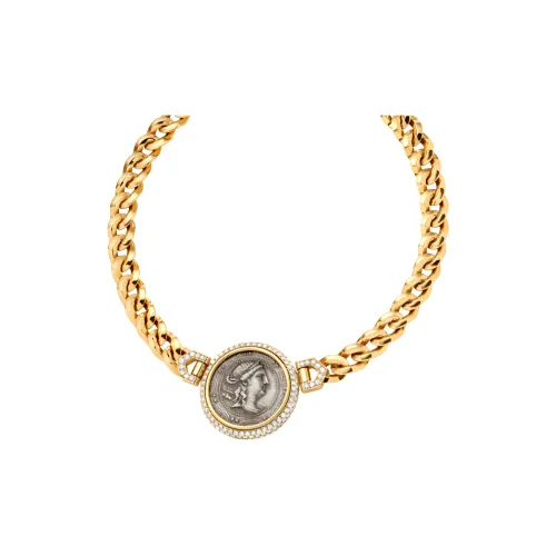 BVLGARI Monete Ожерелья Унисекс Золото