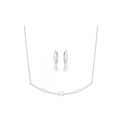 Swarovski Серый Swarovski Кристальные Ожерелья Женские