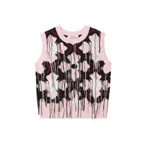 CHARLES JEFFREY Топ без рукавов Мужской Розовый