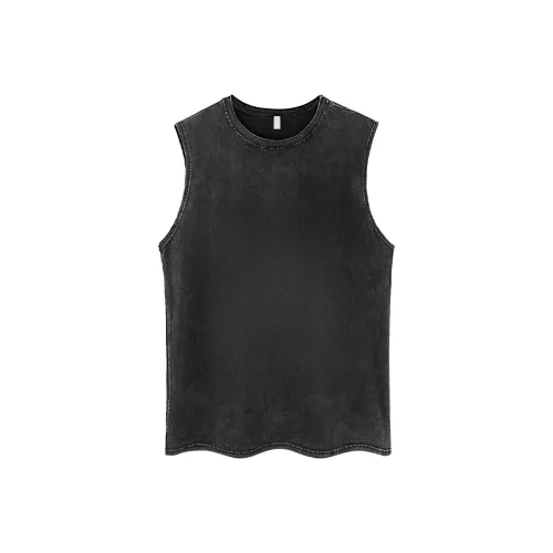 Sacrednss R Выстиранный Черный Школьный возраст Жилет Слинг