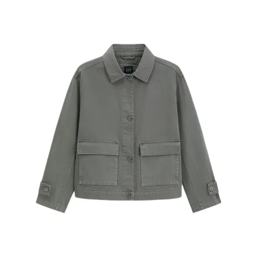 GAP Зеленое Женское Пальто