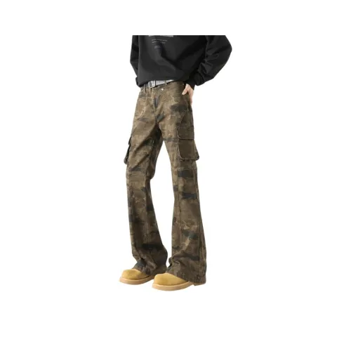 YONGYAN Умбра Унисекс Повседневные брюки