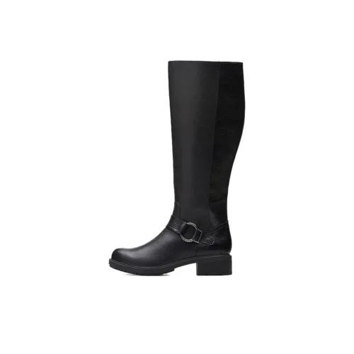 Clarks HEARTH Rae Ws Женские высокие сапоги черного цвета