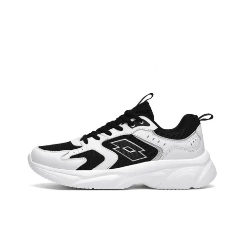 LOTTO Sportlife Амортизация Поддержка Низкий Топ Casual Мужской Айвори Белый Черный