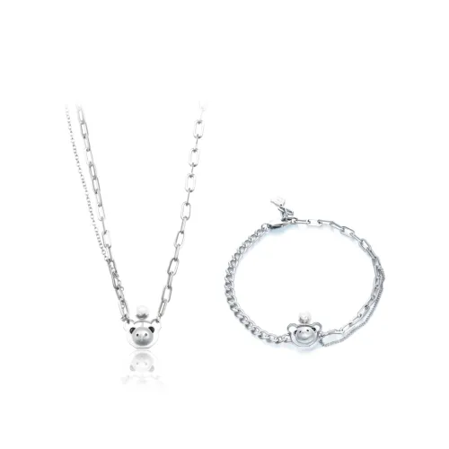 Teddy Bear Collection Сплав Ожерелье Унисекс