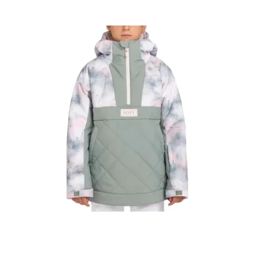 ROXY Хлопковый пуховик Зеленый Подростки