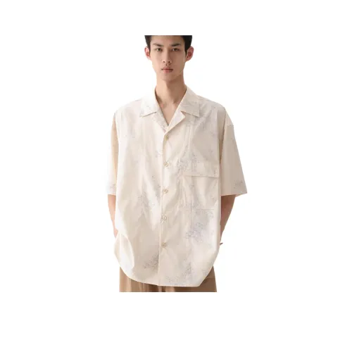 WHITT EPURE Рубашка Мужская Светлый Абрикос