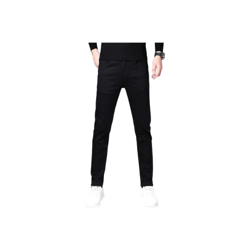 VUAS Черные Унисекс Джинсы