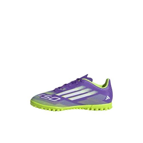 Adidas F50 CLUB Low Топ Детская футбольная обувь Фиолетовая Детская