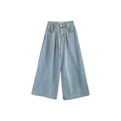 OUBO Синие Женские Джинсы