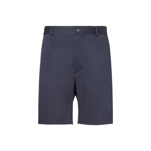 FENDI Blue Men's Casual Shorts FENDI Синий Мужские Повседневные Шорты