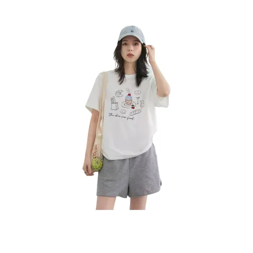 CHIC VEN Экрю Женские Рубашки T