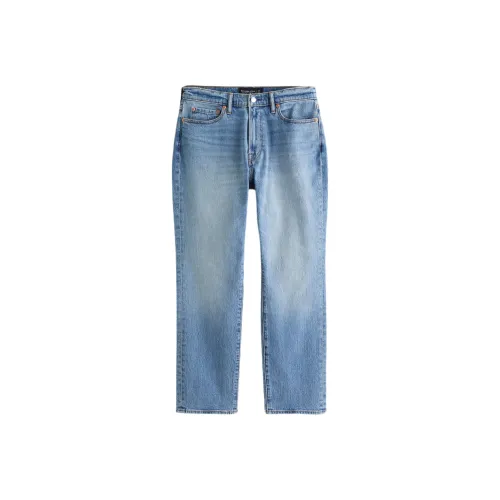 Abercrombie＆Fitch Blue Men's Jeans Аберкомби＆Фитч Синий Мужской Джинсы