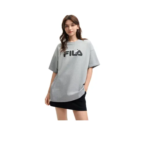 FILA CARTIER Вересковый серый MG Унисекс T Рубашки