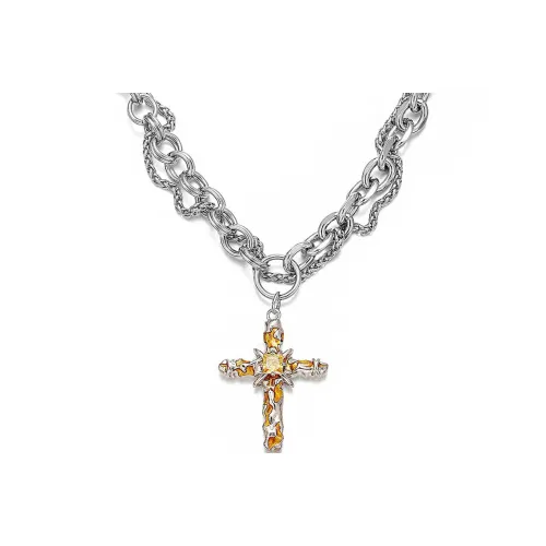 KING OF BLING Винтаж Американский Нишевый Дизайн Улучшенный Touch Ожерелья Женские