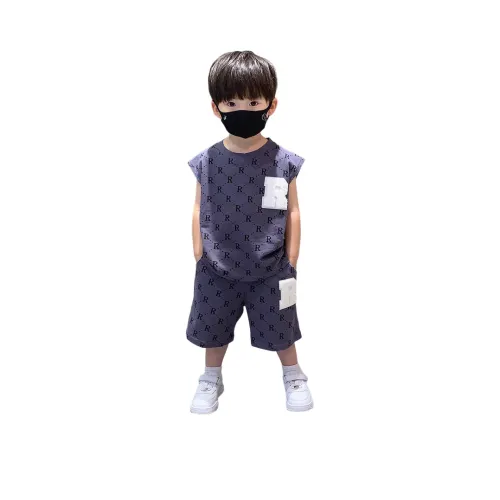 Lanza Повседневная спортивная одежда Лето 2 предмета комплект Фиолетовый для детей 3-7 лет