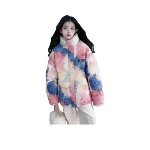 ROBINHOOD Хлопковый пуховик Многоцветный Tie Dye Подростки