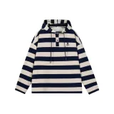 Голубой, абрикосовый, полосы.