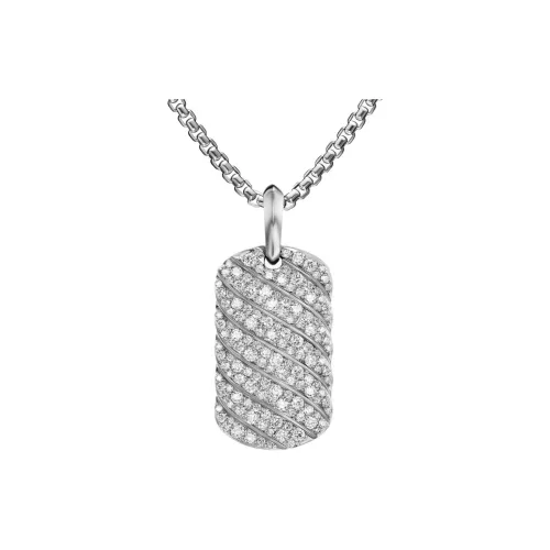 David Yurman Серебряные ожерелья Мужские Серебряные