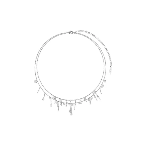 BOONEE ALUS Белое золото с покрытием медные ожерелья женские