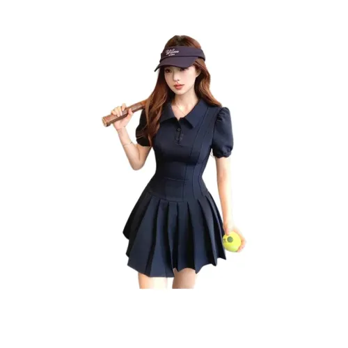 CHARM GLOW Короткое платье с короткими рукавами женское