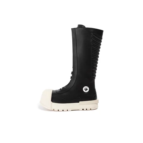 FVVO Knee High Boots Unisex Black FVVO Высокие сапоги унисекс черные