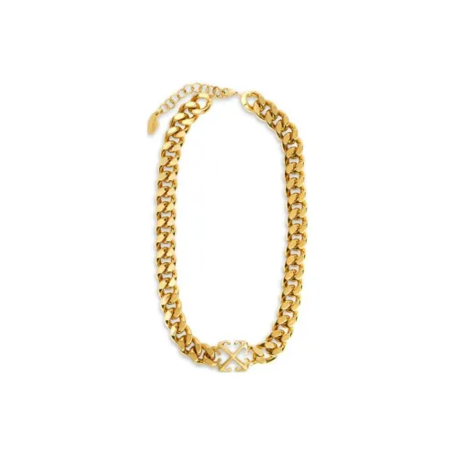 Off Белый Brass Necklaces Унисекс