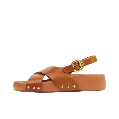 Chloe Mae One Strap Sandals Женские Коричневый