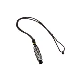 Бусина Дзи 9 глаз, черное ожерелье