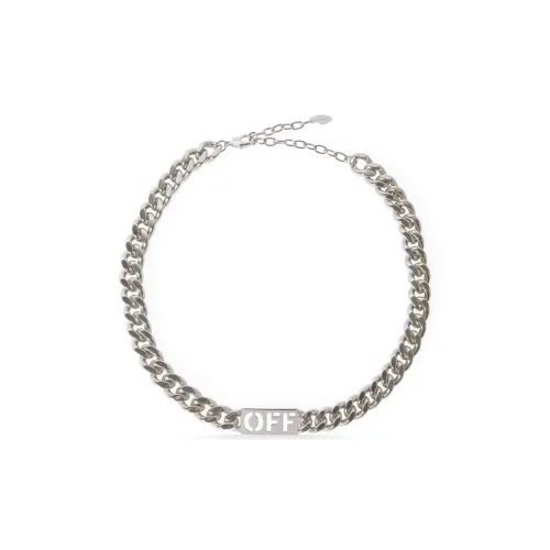 Off Белый Brass Necklaces Мужской