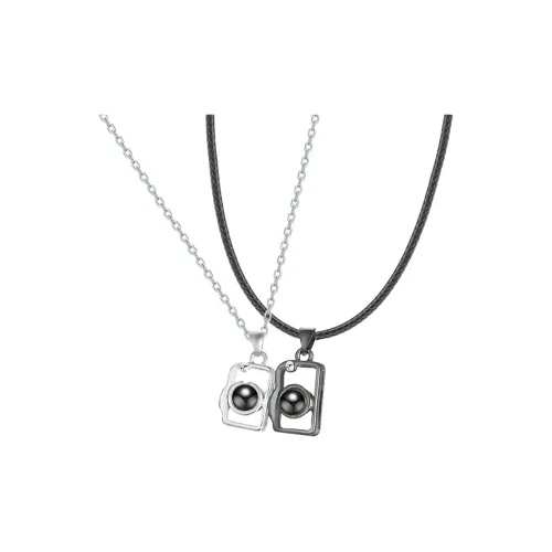 SIMPLE JOYS Сплав Ожерелья Унисекс Черный Белый Цветовая схема