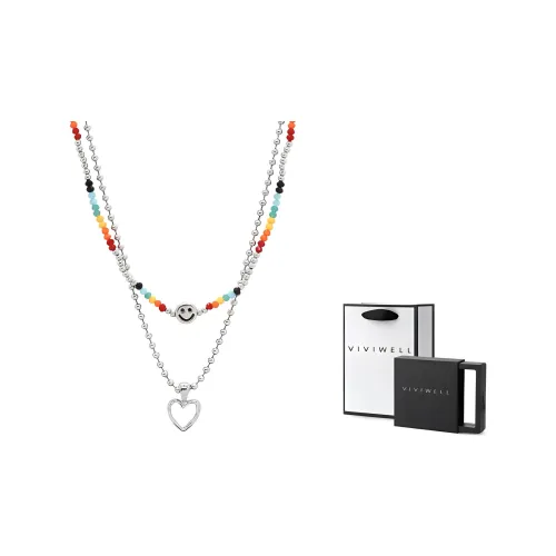 VIVIWELL Титановая сталь Ожерелье Женское
