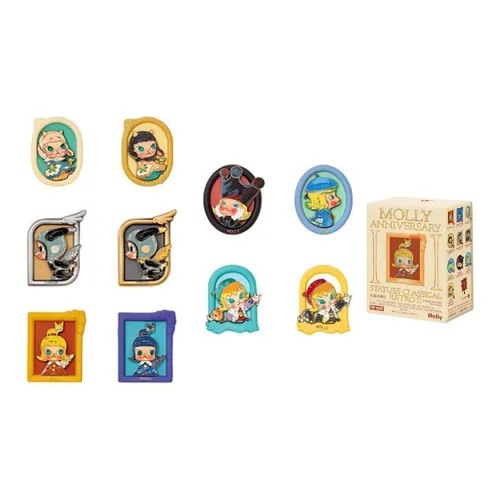 POP MART Молли Anniversary Sculpture Classic Return 2 Collection Blind Boxes 10 For A Single Blind Box Полная коробка