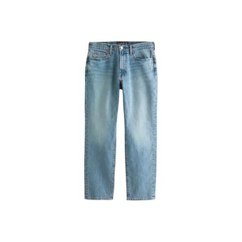Abercrombie＆Fitch Blue Men's Jeans Аберкомби＆Фитч Синий Мужской Джинсы