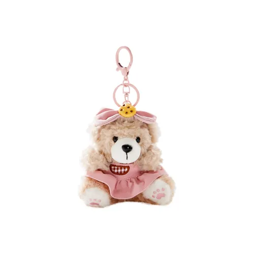 The Green Party Cookies Медвежонок Наушники Коллекция Куклы Плюшевый Брелок 10 см Рекомендуемая Высота