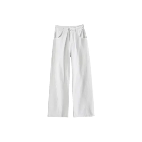 AFGGD Белые Женские Джинсы