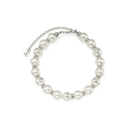 Jimmy Choo Ожерелья Женские Белые